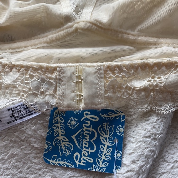 Free People Cream Halter Lace Bralette - Picture 7 of 7